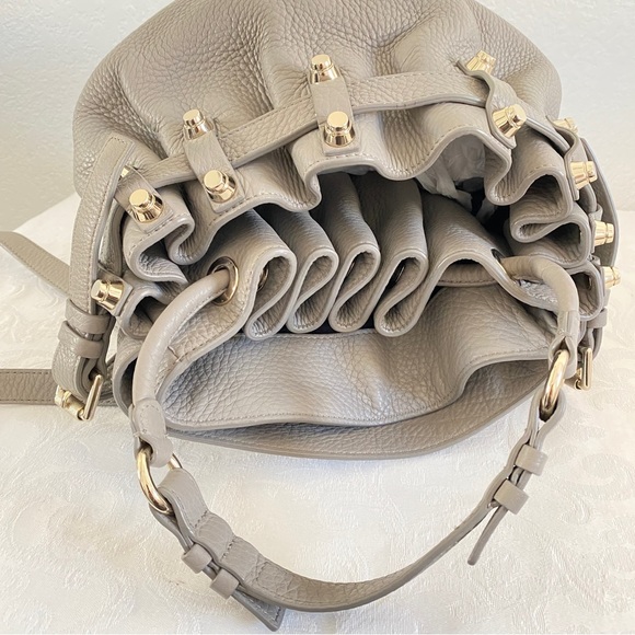 Alexander Wang Gray Diego Studded Drawstring Bag - Picture 9 of 15